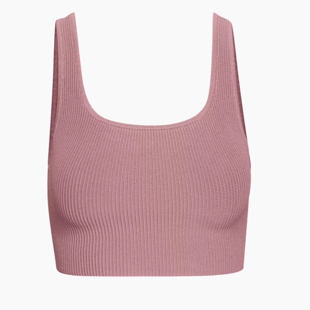 Aritzia Babaton Claremont knit crop top size M